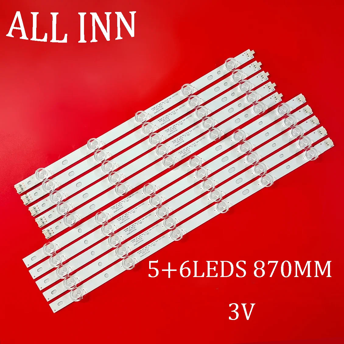 bande led blanc moderne 870mm leds 3v fixations électroménager replacement