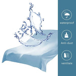 protège matelas blanc imperméable polyester qualité moderne 30cm 100x200cm chambre coucher hospitalierhôtel familial