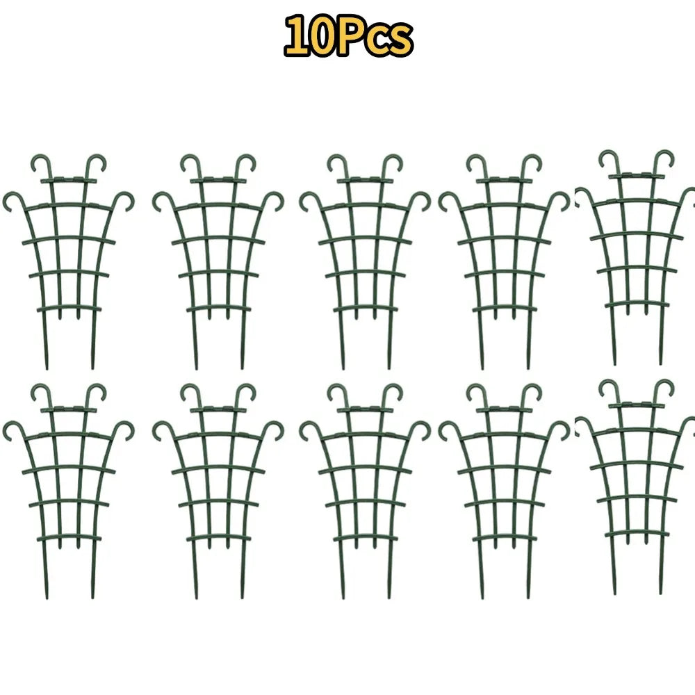 supports plantes grimpantes vert grille moderne adhésif jardin extérieur décoration fixations