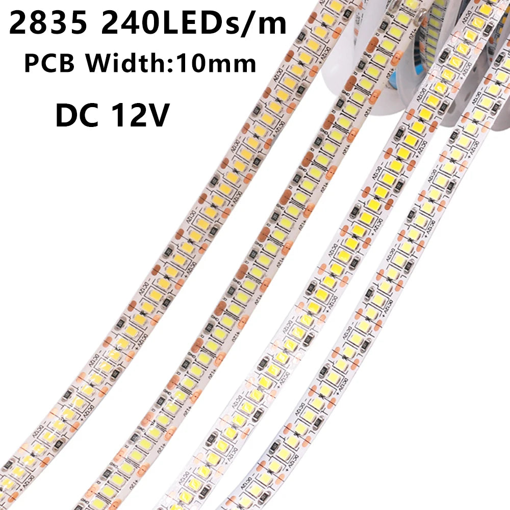 ruban led blanc flexible smd 120 leds metre adhésif salon chambre