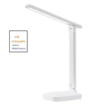 lampe led rechargeable blanc moderne interrupteur tactile charge usb chambre étudiante lecture