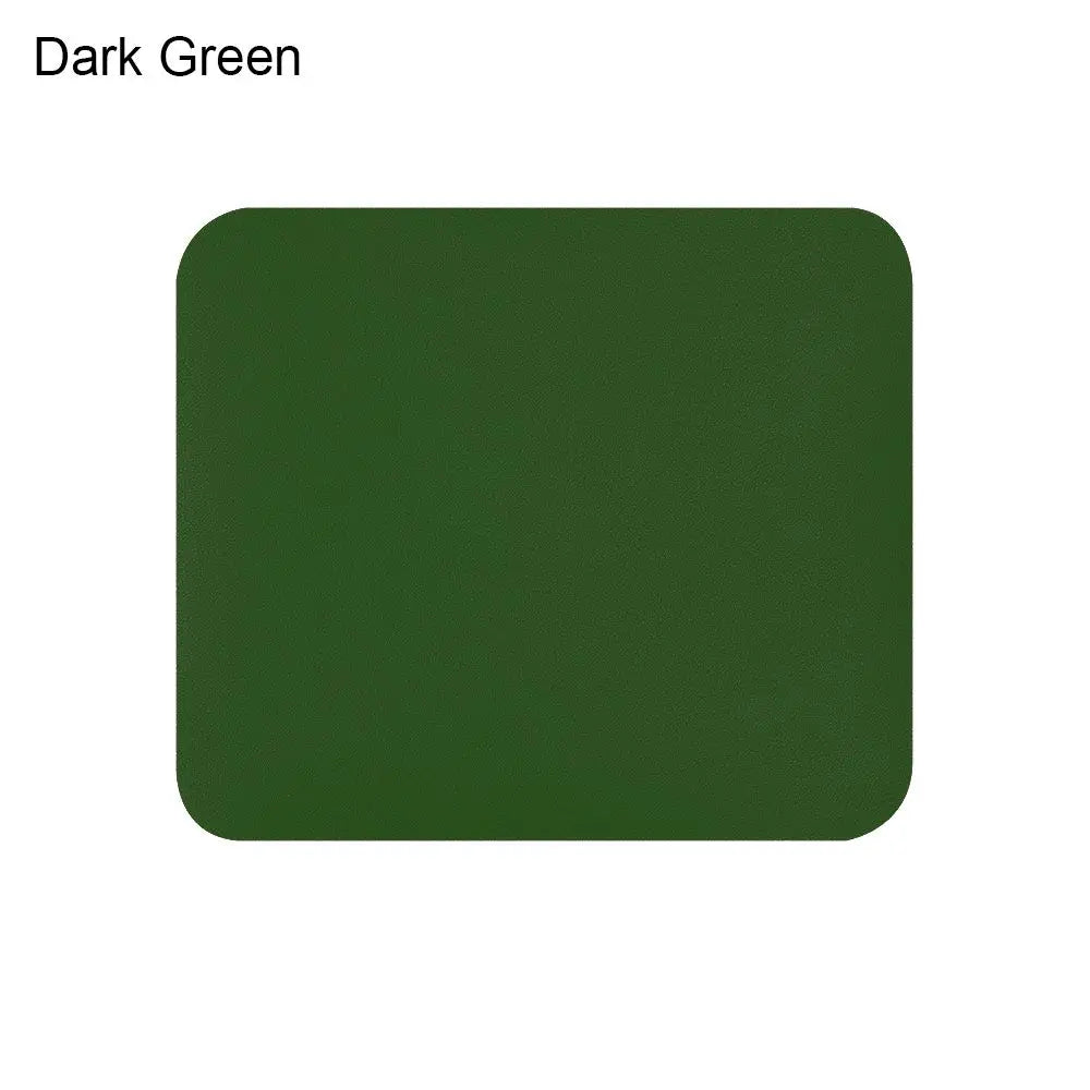 tapis souris antidérapant caoutchouc noir bleu vert gris moderne uni mat portable pc gaming
