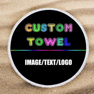 serviette plage ronde rapide sèche microfibre imprimé animaux couleurs moderne graphique absorption rapide