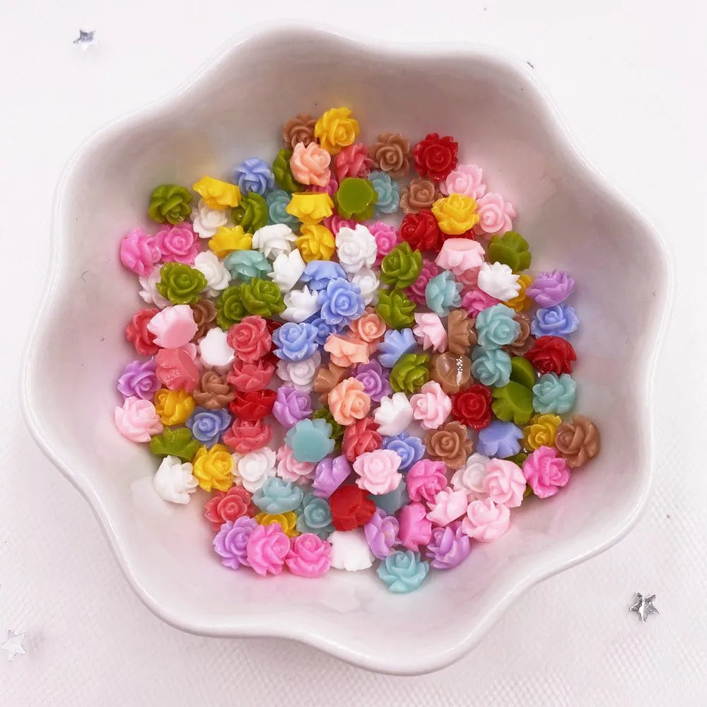 résine multicolores fleurs détaillées décoratives bricolage artisanal mariage anniversaire noël