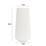 vases décoratifs modernes rayures verticales bleu blanc rose vert pastel minimaliste
