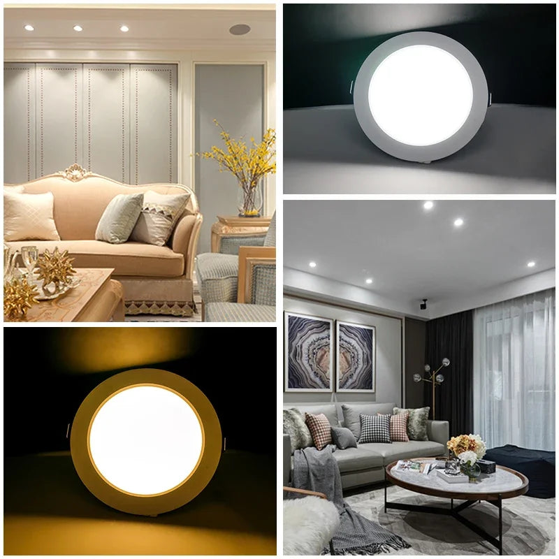 spot led blanc moderne 12w 15w anti glare smd 2835 aluminium
