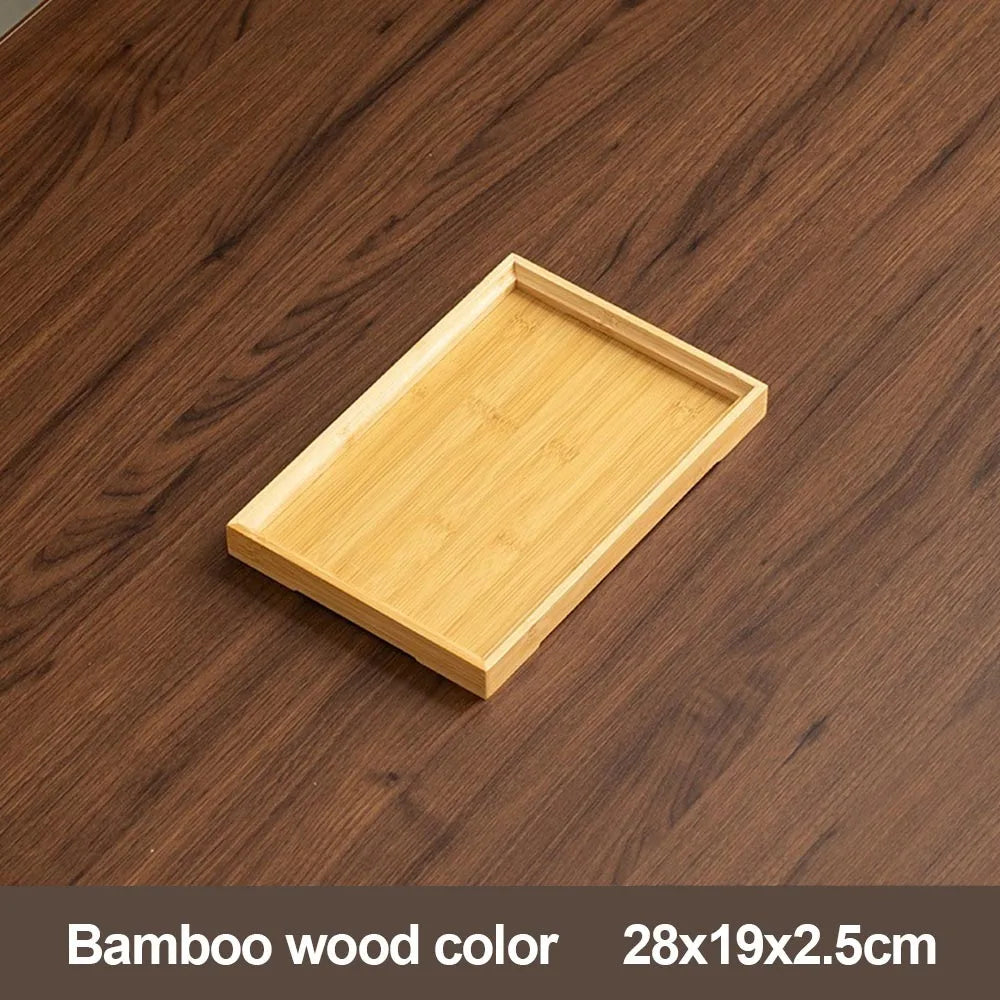 plateau bambou noir noyer grain bois moderne dimensions variées cuisine
