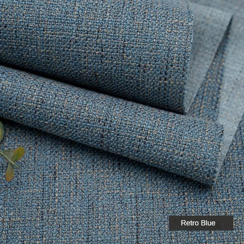 tissu maison coton lin résistant gris rose bleu texture moderne 100x150cm 350g/m