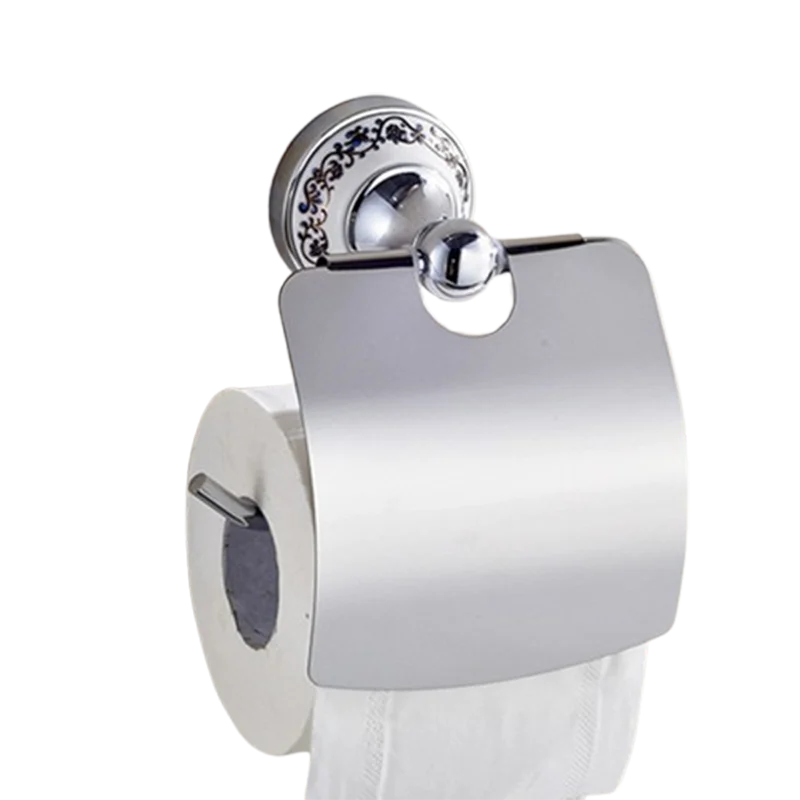 accessoires salle bain argenté ornements floraux classique porte serviettes anneau crochet vis assemble chrome