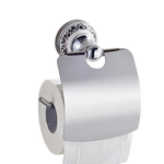 accessoires salle bain argenté ornements floraux classique porte serviettes anneau crochet vis assemble chrome
