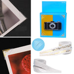 autocollants coins photos transparents rayures dorées moderne décoratif 250 pièces album photo