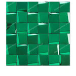 carreaux muraux adhésifs or moderne élégants carrés brillants 29.3cm 29.3cm noir argent