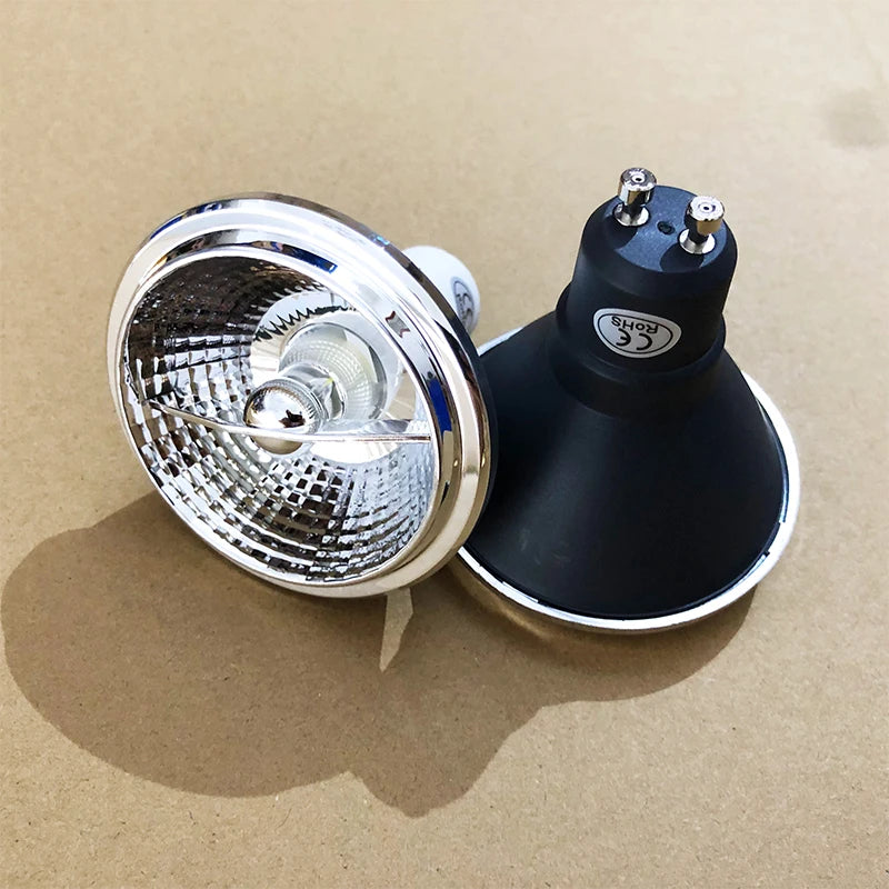 ampoule led gu10 projecteur encastré intérieur moderne blanc noir plafonnier maison éclairage maison