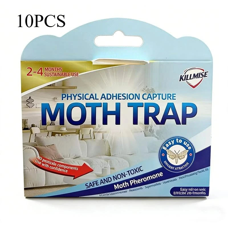 piège papillons adhésif beige bleu clair pratique économique piège insectes auto collant attrape mouches