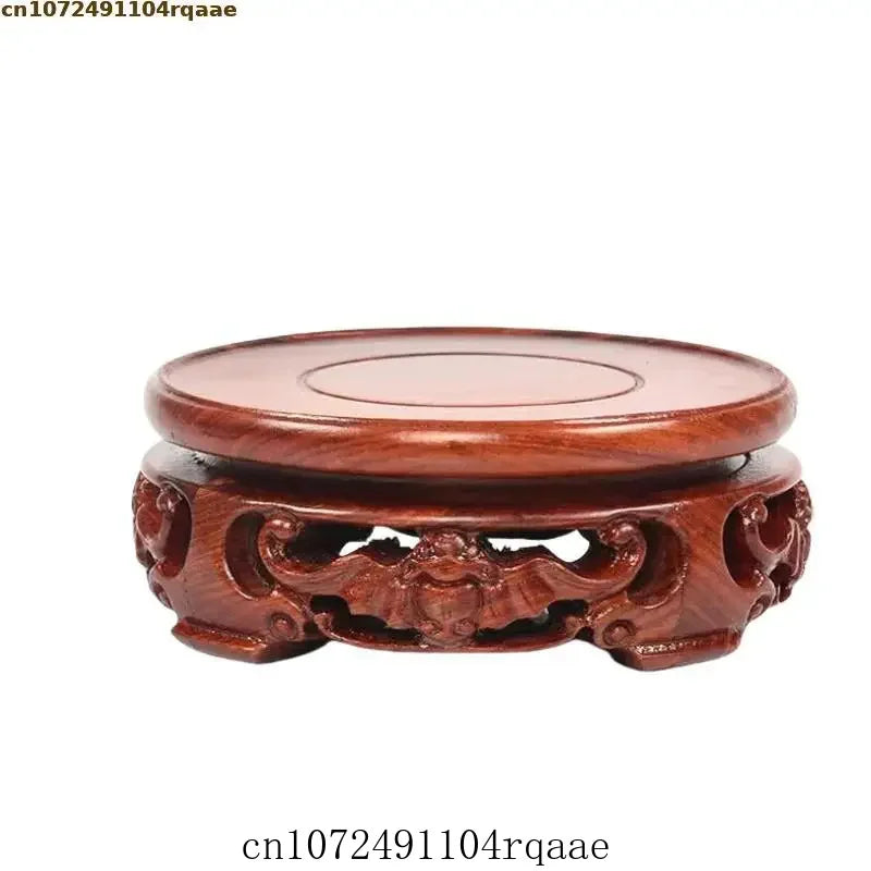 support décoratif bois sculpté socle piédestal figurine vase théière décoration intérieur classique