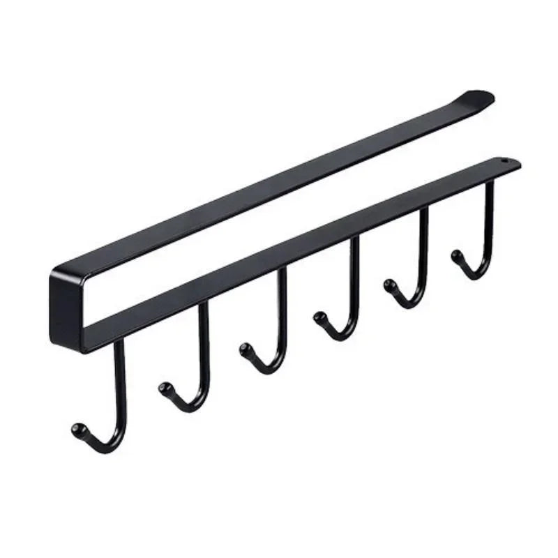 porte verres porte accessoires cuisine clips magnétiques noir blanc modernes pratiques cuillères fourchettes couteaux