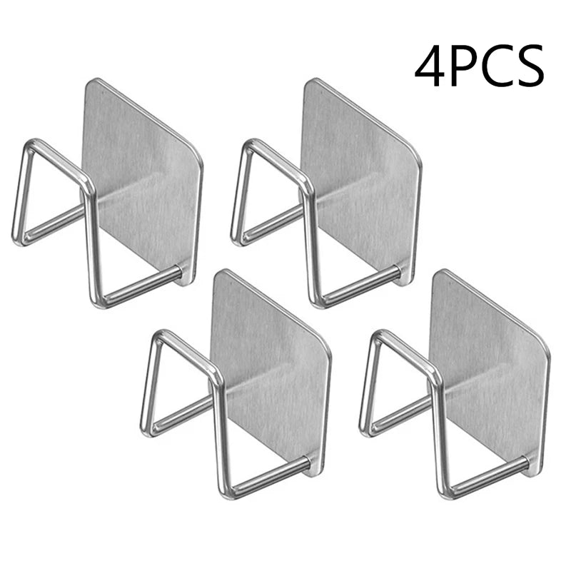 supports muraux rangement planche découpe couvercle casserole acier inoxydable moderne minimaliste fixations crochets étagères