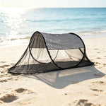 tente pop up anti insectes vert fluo moderne pliante voyage camping sac rangement polyester