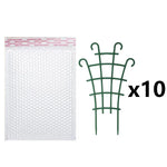 support plante grimpante vert grille rectangulaire moderne adhésif jardin extérieur fixations barreaux horizontal vertical