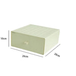 boîtes tiroirs blanc vert moderne réutilisables poignées grandes capacités rangement maison