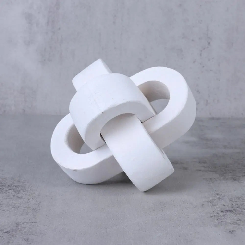 décoration maison puzzle noeud résine naturelle rayures moderne minimaliste