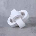 décoration maison puzzle noeud résine naturelle rayures moderne minimaliste