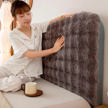 coussin tête lit blanc gris moelleux doux moderne adhésif 120cm 150cm 180cm 200cm 220cm