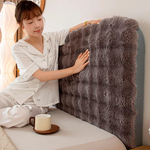 coussin tête lit blanc gris moelleux doux moderne adhésif 120cm 150cm 180cm 200cm 220cm