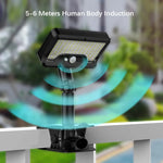 lumière solaire led capteur mouvement clipser ip65 étanche noir moderne campingextérieur