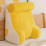 coussin soutien ergonomique moderne lavable vert rose gris bleu jaune pp coton polyester
