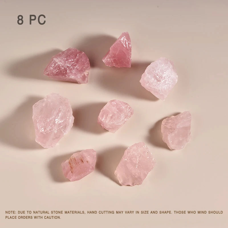 pierres quartz rose flacon parfum or argent élégant décor photo fond background prop transparent