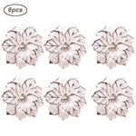 bagues dorées fleurs diamants simulés élégantes modernes anneau ajustable set pièces
