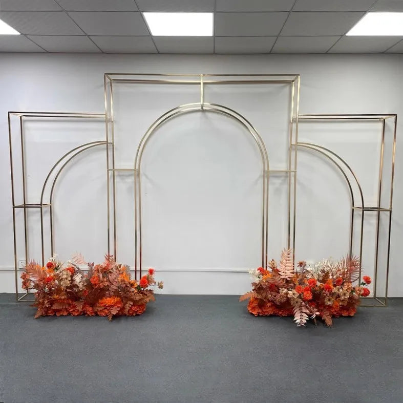 structure décorative moderne or géométrique intérieur extérieur 200cm 140cm