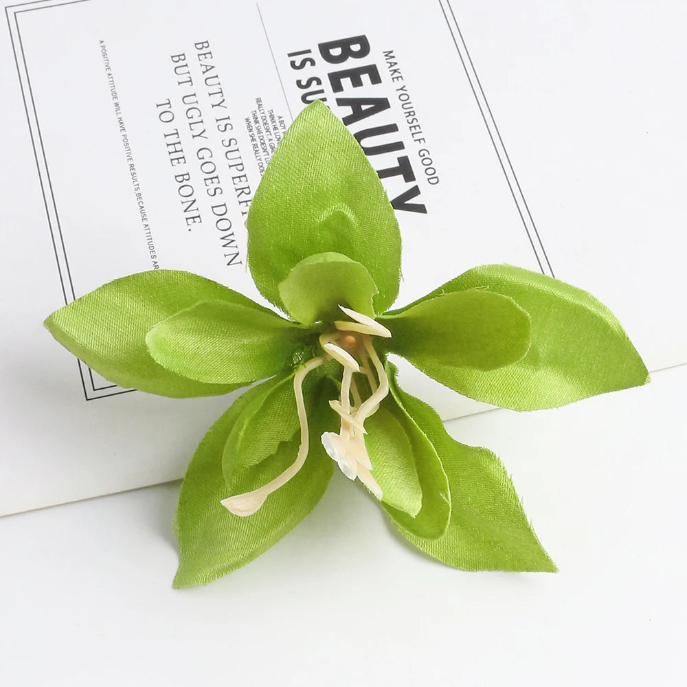 décoration intérieure mariage artificielle rose blanche moderne artisanale 10 pièces papier origami clips fixations
