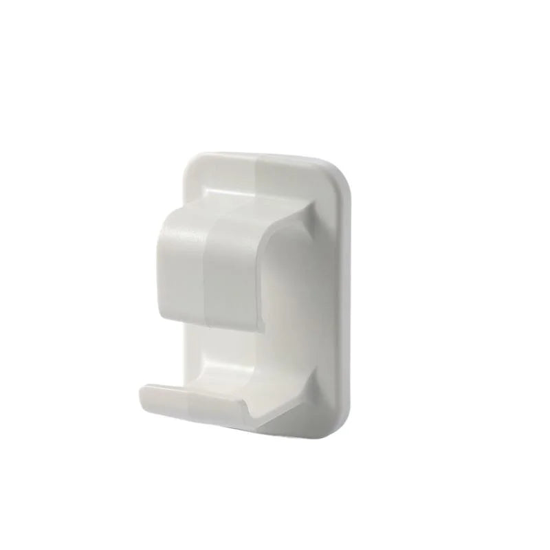 crochets adhésifs muraux blancs support rangement cuisine salle bain planches outils transparents