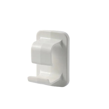 crochets adhésifs muraux blancs support rangement cuisine salle bain planches outils transparents