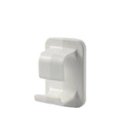 crochets adhésifs muraux blancs support rangement cuisine salle bain planches outils transparents