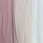 tissu polyester tulle vert clair rose pâle points petits résistance déchirure robe mariage hanfu