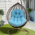fauteuil suspendu coussin forme imperméable coton polyester marron vert bleu gris noir moderne confortable