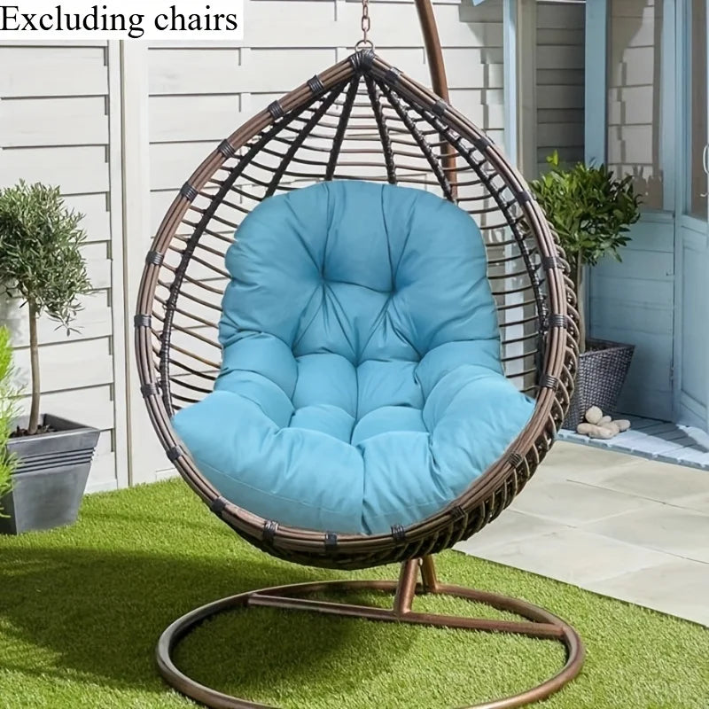 fauteuil suspendu coussin forme imperméable coton polyester marron vert bleu gris noir moderne confortable