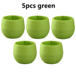 pots fleurs succulentes drainants couleur aléatoire rayures modernes transparents petite plante jardinière echangable