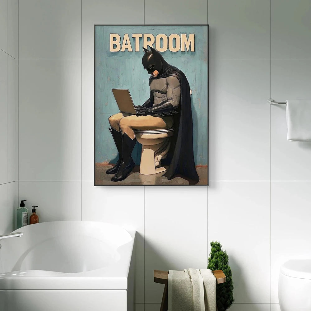 toile d'art batman pop culture toile sans cadre batman toile moderne toile humoristique toile
