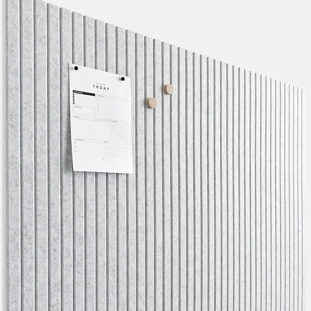 panneau rangement gris clair rayures verticales moderne photos calendrier fleurs artificielles 60x40cm