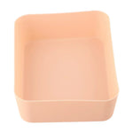 boîtes rangement modernes vert foncé orange blanc stockage respectueux environnement transparentes petites grandes capacités