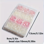 décoratives coeurs étoiles blanches roses opaques 10mm diy accessoires bricolage fêtes