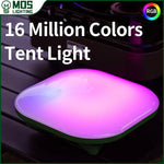 lampe tente led rechargeable violet vert moderne haute luminosité