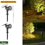 spot lumineux solaire led rgb réglable moderne noir texturé imperméable ip65extérieur jardin piscine