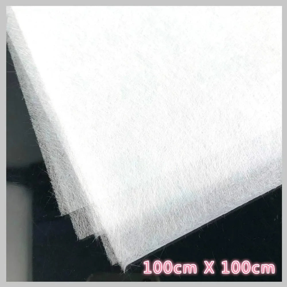 tissu non tissé blanc résistance déchirure bricolage simple texture fine 1mètre 5mètres