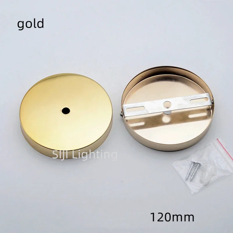 disque suspension lampe métal fer moderne blanc chrome rouge bronze pearl black gold bronze