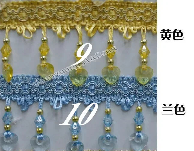 ruban decoratif dentelle coeurs 14 couleurs 6.5cm largeur mariage decoration elegante